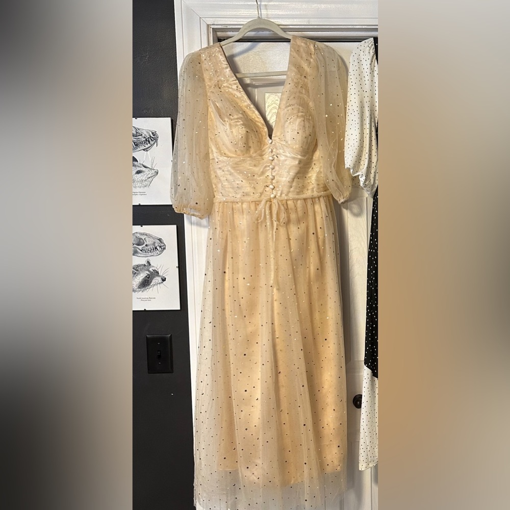 Celestial tea length dress 16-20